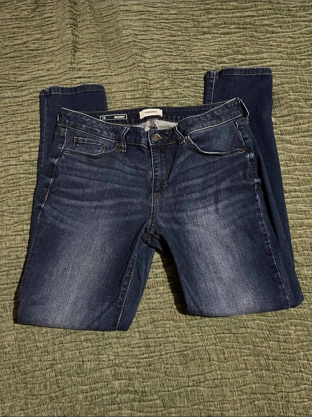 Sonoma Women's Dark Indigo Skinny Jeans